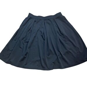 Halara XL Black Pleated A Line Skirt Polyester Elastane Regular‎
